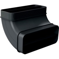 Bosch HEZ9VDSB2 accessorio per cappa, Tubo Nero, Nero, 222 mm, 161 mm, 1 pz