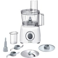 Bosch MCM3100W Food processor MultiTalent 3 800 W Bianco, Robot da cucina bianco, 2,3 L, Bianco, Bianco, Manopola, 1,2 m, 220 - 240 V