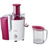 Bosch MES25C0 spremiagrumi Centrifuga Ciliegio, Trasparente, Bianco 700 W, Estrattore di succo Berry/Bianco, Centrifuga, Ciliegio, Trasparente, Bianco, A gradini, 2 L, 1,25 L, 1,25 L