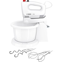 Bosch MFQ2600W sbattitore Sbattitore manuale 375 W Bianco, Mixer manuale bianco/Rosso, Sbattitore manuale, Bianco, Sbattitura, Miscelatura, Mescolare, Pulsanti, CE, VDE, Plastica