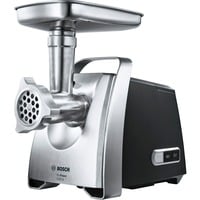 Bosch MFW68660 Tritacarne ProPower 2200 W Nero, Inox spazzolato argento/Nero, Inox spazzolato, 800 W, Nero, Cromo, 8 mm, 2200 W, 800 W, 220 - 240 V