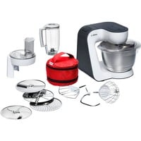 Bosch MUM50E32DE robot da cucina 800 W 3,9 L Argento bianco, 3,9 L, Argento, Pulsanti, 1,25 L, 1,1 m, 1,25 g