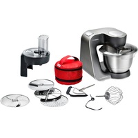Bosch MUM59N26DE robot da cucina 1000 W 3,9 L Acciaio inossidabile Nero/in acciaio inox, 3,9 L, Acciaio inossidabile, Pulsanti, 4 dischi, Acciaio inossidabile, 1000 W