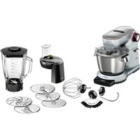 Bosch MUM9DT5S41 robot da cucina 1500 W 5,5 L Argento argento, 5,5 L, Argento, Manopola, Touch, 2,3 L, 2,3 L, 5,5 L