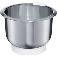 Bosch MUZ4ER2 accessorio per miscelare e lavorare prodotti alimentari, Ciotola di mescolanza accaio, 3,9 L, Acciaio inossidabile, Acciaio inossidabile, MUM 4