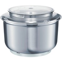 Bosch MUZ6ER2 accessorio per miscelare e lavorare prodotti alimentari, Ciotola di mescolanza accaio, Acciaio inossidabile, Acciaio inossidabile, MUM6xxx, 2 kg
