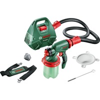 Bosch PFS 3000-2 1 L, Pistola a spruzzo verde/Nero, Pittura, 1 L, 0,3 l/min, 2,5 m/s², 1,5 m/s², 2 m