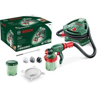 Bosch PFS 5000 E 1 L, Pistola a spruzzo verde/Nero, Pittura, 1 L, Legno, 0,5 l/min, 2,5 m/s², 1,5 m/s²