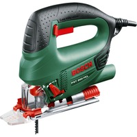 Bosch PST 800 PEL seghetto elettrico 3000 spm (fogli per minuto) 530 W 2 kg, Puzzle verde/Nero, Maniglia superiore, Nero, Verde, Rosso, 3000 spm (fogli per minuto), 8 cm, 500 spm (fogli per minuto), 5 mm