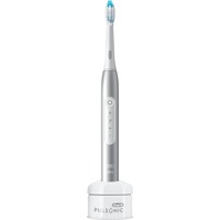 Pulsonic Slim Luxe 4000 Adulto Spazzolino elettrico sonico Platino, Spazzolino da denti elettrico Pulsonic Slim Luxe 4000 Adulto Spazzolino elettrico sonico Platino, Spazzolino da denti elettrico