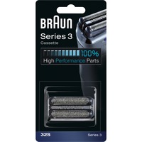 Braun Series 3 32S Testina Di Ricambio Per Rasoio Elettrico Barba - Argento - Compatibile Con I Rasoi ProSkin argento, Testina per rasatura, 1 testina/e, Argento, 18 mese(i), Germania, Braun