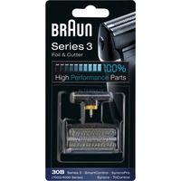 Braun Series 3 Testina di Ricambio per Rasoio Elettrico Uomo 30B Nero - Compatibile Con I Rasoi . Per Una Rasatura Perfetta Ogni Giorno. Sostituire Ogni 18 Mesi Nero, Testina per rasatura, 1 testina/e, Braun SyncroPro 7765,7680,7650,7630,7570,7540,7520,7516,7515, 7510,7505,7504,7015., 10 g, 25 mm, 80 mm