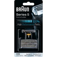 Braun Series 5 Testina di Ricambio per Rasoio Elettrico Uomo 51S Color Argento - Compatibile Con I Vecchi Rasoi . Per Una Rasatura Perfetta Ogni Giorno. Sostituire Ogni 18 Mesi 1 testina/e, Series 5, ContourPro, 8000, 360, 8595, 8795, 10 g, 23 mm, 80 mm, 160 mm