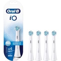 Braun iO Ultimate Clean 4 pz Bianco bianco, 4 pz, Bianco, 3 mese(i), Oral-B, iO, Scatola