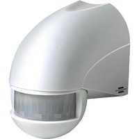 Brennenstuhl PIR 180 Sensore Infrarosso Passivo (PIR) Cablato Bianco, Rilevatore di movimento bianco, Sensore Infrarosso Passivo (PIR), Cablato, Bianco, IP44, 10 - 240 s, 180°