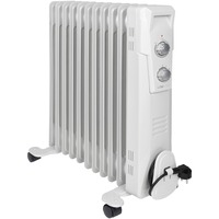 Clatronic RA 3737 Interno Bianco 2300 W Riscaldatore ambiente elettrico a olio, Radiatore bianco, Riscaldatore ambiente elettrico a olio, Olio, CE, Interno, Pavimento, Bianco