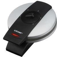 Cloer 1629 piastra per waffle 5 waffle 930 W Nero, Metallico, Cialde argento/Nero, 240 mm, 185 mm, 100 mm, 930 W, 230 V