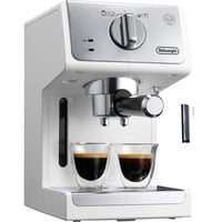 DeLonghi Active Line ECP33.21.W Manuale Macchina da caffè combi 1,1 L bianco/alluminio, Macchina da caffè combi, 1,1 L, Caffè macinato, 1100 W, Bianco