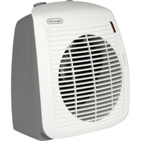 DeLonghi HVY1030 stufetta elettrica 2000 W, Termoventilatore bianco/grigio, 2000 W, 1000 W, 65 m³, 220 - 230 V, 50 Hz, 600 g