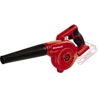 EINHELL TE-CB 18/180 Li-Solo soffiatore di foglie cordless 180 km/h Nero, Rosso 18 V rosso/Nero, Soffiatore portatile, 180 km/h, Nero, Rosso, 15500 Giri/min, 91 dB, 18 V
