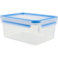 Emsa CLIP & CLOSE Rettangolare Scatola 2,3 L Blu, Trasparente 1 pz, Casella trasparente/Blu, Scatola, Rettangolare, 2,3 L, Blu, Trasparente, Polipropilene (PP), Elastomero Termoplastico (TPE), Germania