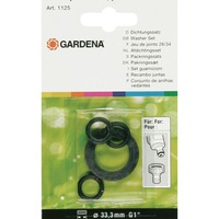 GARDENA 1124-20 guarnizione Anello Guarnizione per taglio del getto dell'acqua Nero, Guarnizione per taglio del getto dell'acqua, Anello, Nero, Gardena 901-50, 2901-20