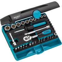 Hazet 853-1 bussola e set di bussole, Set di strumenti Set di bussole, 1/4", Metrico/imperiale, 36 testina/e, 6.3 mm, 1/4"