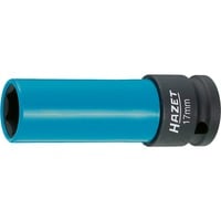 Hazet 903SLG-17 bussola Bussola Impact Blu, chiave combinata blu, Bussola Impact, Blu, 1 testina/e, 1/2", Metrico, 17 mm