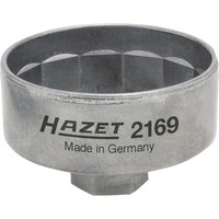 Hazet Chiave per filtro olio 2169, 3/8" e esagono 27mm, chiave combinata   