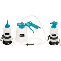 Hazet Kit di spurgo freni pneumatico 4969-1/3, Sfiato aria blu