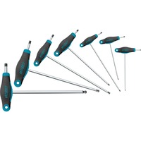 Hazet Set di cacciaviti 829KK/7, con impugnatura a T, Cacciavite blu/Nero