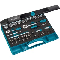 Hazet Set di chiavi a bussola, 1/4" e 3/8", 46 pezzi, Set di strumenti 