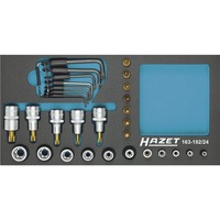 Hazet Set di inserti per chiavi a bussola esagonali 163-192/24, misura 1/3, chiave combinata   