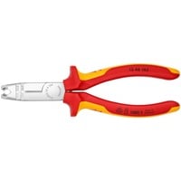 KNIPEX 13 46 165 pinza spellacavi Rosso, Giallo, Pinza stripper rosso/Giallo, Isolante di protezione, 190 g, Rosso, Giallo