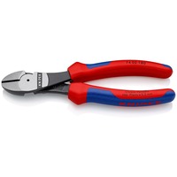 KNIPEX 74 02 180 Pinze da taglio diagonale pinza, Pinze di taglio Pinze da taglio diagonale, Acciaio al cromo vanadio, Plastica, Blu/Rosso, 18 cm, 273 g