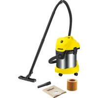 WD 3 Premium 17 L Aspiratore a cilindro Secco e bagnato 1400 W Senza sacchetto, Aspira bagnato / asciutto WD 3 Premium 17 L Aspiratore a cilindro Secco e bagnato 1400 W Senza sacchetto, Aspira bagnato / asciutto