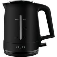 Krups BW2448 bollitore elettrico 1,6 L Nero Nero, 1,6 L, Nero, Plastica, Indicatore del livello dell'acqua, Filtro