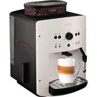 Krups EA8105 macchina per caffè Automatica Macchina per espresso 1,6 L, Macchina automatica bianco/Nero, Macchina per espresso, 1,6 L, Chicchi di caffè, Macinatore integrato, 1450 W, Bianco