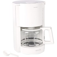 Krups F30901 macchina per caffè Macchina da caffè con filtro bianco, Macchina da caffè con filtro, 1050 W, Bianco