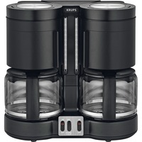 Krups KM8508 Manuale Macchina da caffè con filtro 1 L, Macchina fa filtro Nero, Macchina da caffè con filtro, 1 L, Caffè macinato, 2200 W, Nero