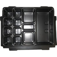 Makita P-83674 Nero Cassetta degli attrezzi, Deposito Nero, Nero, 383 mm, 283 mm, 77 mm