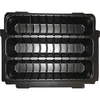 Makita P-83696 Cassetta degli attrezzi Nero, Deposito Nero, Cassetta degli attrezzi, Nero, 388 mm, 283 mm, 66 mm