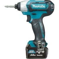 Makita TD110DSMJ avvitatore a batteria 1/4" 2600 Giri/min 110 Nm Nero, Turchese 10,8 V blu/Nero, Chiave di impatto, Nero, Turchese, 1/4", 2600 Giri/min, 110 Nm, 3 m/s²