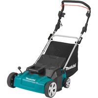 Makita UV3600 scarificatore 1800 W 40 L Nero, Ciano blu/Nero, 1800 W, 36 cm, 40 L, Nero, Ciano, 18,3 kg