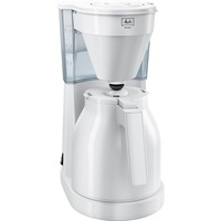 Melitta 1023-05 Automatica Macchina da caffè con filtro bianco, Macchina da caffè con filtro, Caffè macinato, 1050 W, Bianco