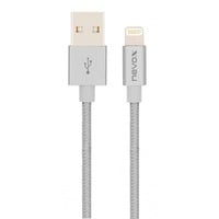 Nevox 1528 cavo Lightning 1 m Argento argento/grigio, 1 m, Lightning, USB A, Argento, Dritto, Dritto