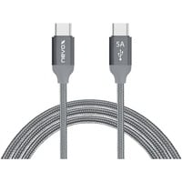 Nevox 1652 cavo USB 0,5 m USB 2.0 USB C Argento grigio, 0,5 m, USB C, USB C, USB 2.0, 480 Mbit/s, Argento