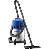 Nilfisk Buddy II 18 Inox Nero, Acciaio inossidabile, Aspira bagnato / asciutto blu/Nero, Secco e bagnato, Nero, Acciaio inossidabile, 40 l/s, 200 kPa, 4 m, 74 dB