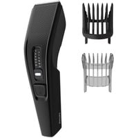 Philips HAIRCLIPPER Series 3000 Regolacapelli con lame in acciaio inossidabile, Tagliacappelli Nero, Nero, 0,5 mm, 2,3 cm, 4,1 cm, Acciaio inossidabile, AC