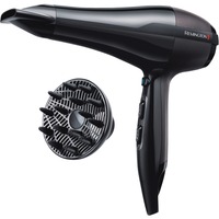 Remington AC5999 asciuga capelli 2300 W Nero, Asciugacapelli Nero, 36,1 m/s, Nero, 3 m, 2300 W